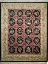 French All Over Floral 8x10 Savonnerie Rug Emeral Green - £1,175.05 GBP