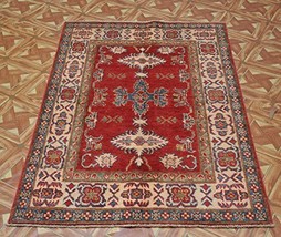 Kazak Vintage Look 3&#39; x 5&#39; Elegant Veg Dye Rug Carpet - £252.86 GBP