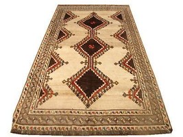 4 X7 Ethnic Original Wool On Wool Shiraz Rug - £289.06 GBP