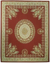 Open Field French 8&#39; x 10&#39; ft Aubusson Flat Weave Rug - £714.43 GBP