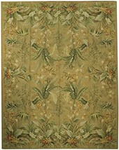 Tropical 8&#39; x 10&#39; Double Knot Needlepoint Quality Rug - $860.83