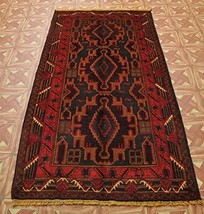 Authentic Handmade Baluch Radiant Elegant New 3&#39; x 6&#39; Rug Carpet - £200.19 GBP