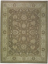 Sage BROWN 9x12 handmade Chobi Peshawar Rug - £1,453.93 GBP