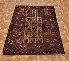 Afghani Village Weavers Rug Authentic hand Knotted 3&#39; x 4&#39; Complex Composition - £121.23 GBP