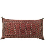 Decorative 2x4 Pillow Handmade pillow Turkoman Bokhara - £433.48 GBP