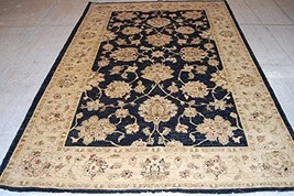 Black Pak Peshawar 6x9 Area Rug Quality A1+ - £1,359.43 GBP