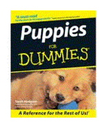 Puppies for Dummies...Author: Sarah Hodgson (used paperback) - £7.07 GBP