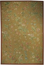 An item in the Home & Garden category: Floral 12' x 18' Hand Woven Aubusson Rug