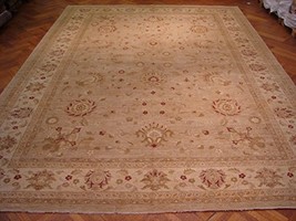 12x17 Earthy Nuetral Chobi Peshawar Rug Quality A+ Wool - £3,063.05 GBP