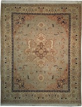 8x10 Fine Quality Rug 200 Kpsi L. Sage Green Gray New Serapi - £1,116.30 GBP