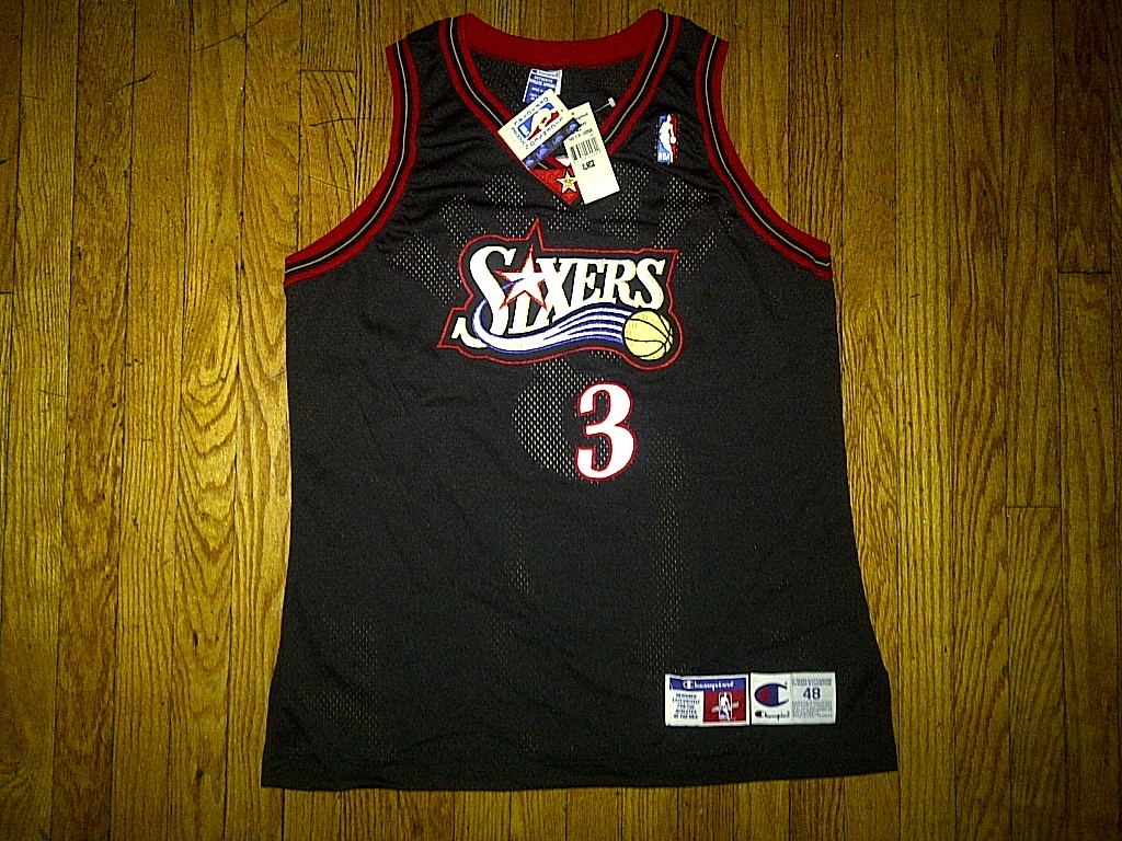 allen iverson 1997 98 authentic jersey philadelphia 76ers