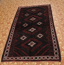 Woven by Nomads 4x8 Ethnic Baluch Authentic Rug Traditional Prestige Carpet - $363.38