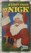 A Visit From St. Nick 4 Christmas Animated Cartoons VHS New Sealed Free Ship - £14.46 GBP