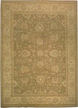 SAGE GREEN Quality A Chobi Peshawar 10x14 Wool Rug - £2,585.11 GBP