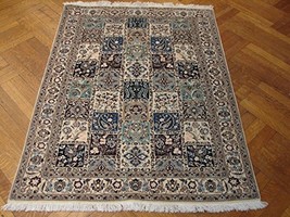 SYUNNING 3x4 Silk&amp;Wool Persian Nain Rug HAND KNOTTED IRAN - £957.75 GBP