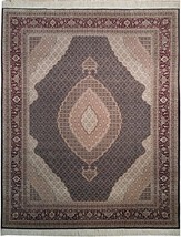 Handmade 8x10 Tabriz Wool&amp;Silk Fine Quality Rug - £2,741.79 GBP