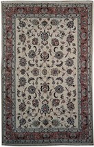 7x10 Wool&amp;Silk Persian Tabriz Rug Authentic Iran - £1,832.34 GBP