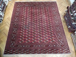 10x12 ANTIQUE Original Turkman Persian Bokhara Rug - £3,383.77 GBP