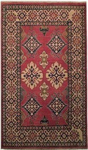 Orange Red Oriental 4x7 Hand Woven NEW Area Rug - £279.01 GBP