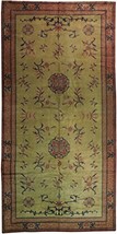 9x17 Estate Rug Hand Made Antique Europeans French Green - £1,958.05 GBP