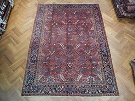 All-Over Traditional 8x11 Vintage Persian Heriz Rug - £2,114.31 GBP