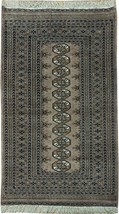 Light Brown 3x5 Hand made Wool Area Rug - £276.02 GBP