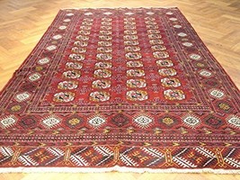6.7 x 11.8 Old Russian Bokhara Rug Wool on Wool ANTIQUE - £1,683.96 GBP