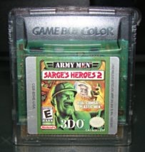 N Iintendo Gameboy Color - Army Men Sarge&#39;s Heroes 2 (Game Only) - £14.47 GBP