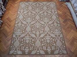 9&#39; x 13&#39; Handmade Aubusson Flat Weave French Rug - £1,349.62 GBP