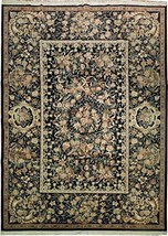 European Style Savonnerie 10x14 High Quality Rug BLACK - £4,250.42 GBP