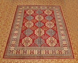 All-Over Antiqued Kazak 9&#39; x 13&#39; Incredibly Fine Rug Perfect Condition - £1,381.86 GBP
