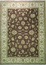 BROWN 10x14 NEW Hand Knotted Chobi Carpet - £1,387.61 GBP