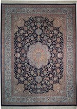 Gorgeous Pre Owned Handmade 9x12 Quality Wool Pile Rug Blue - £1,410.06 GBP