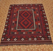 RICH&amp;Chic Decorative 8&#39; x 10&#39; Hand Knotted Wall Hanging Kilim Rug Floor Covering - £714.12 GBP