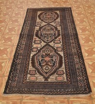 Ivory 3&#39; x 6&#39; Rug Baluch Tribal New Fascinating Afghani Weavers Carpet Rug - £180.16 GBP