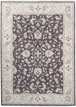 Black-Beige 6&#39; x 8&#39; Oriental Handmade Peshawar NEW Rug - £1,041.82 GBP