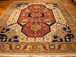 New Handmade Antique Serapi Style Rug 9x12 - $2,234.40