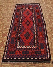 An item in the Home & Garden category: 3' x 7' Kilim Fine Woven by Hand NEW Stunning Art Work NAVAJO DECOR
