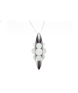 Green Amethyst Pendant / Statement Necklace / Sterling Silver Pendant / ... - $248.34 CAD