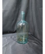 Antique 19th Century Large Aqua Demijohn 15 Inch Tall Wine Bottle 1800&#39;s - $29.99