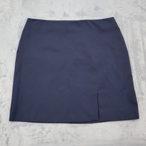 Active USA Skirt Womens 1XL Blue Side Slit Mid Rise Back Zip Above the Knee - $25.72