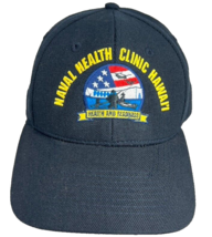 Naval Health Clinic Hawaii Baseball Hat Health Readiness US Navy Flag Military - £20.57 GBP