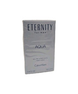 Eternity Aqua by Calvin Klein 100ml 3.4 Oz Eau De Toilette Spray Men New... - £21.43 GBP