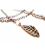Copper Belly Chain Waist Chain with Angel Wing Charm - £17.43 GBP