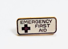 Vintage American Red Cross Enamel Lapel Pin  - £4.66 GBP