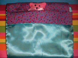 Slumber party Sleeping Bag &amp; Teddy Bear Nighttime Lot fits American Girl Doll - £5.56 GBP