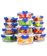 24-Piece Glass Food Storage Container Bakeware Set with Snap Locking Lids - $189.44 CAD