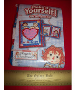 Toy Gift Thread Craft Kit Classic Raggedy Ann &amp; Andy Make It Yourself St... - £18.57 GBP