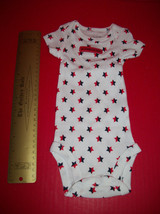 Carter Baby Clothes Newborn Patriotic Costume Star American Holiday Body... - $9.49