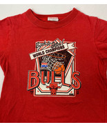 Vintag Chicago Bulls T Shirt 1992 NBA Champions Jordan 90s USA Boys Size 7 - £23.94 GBP